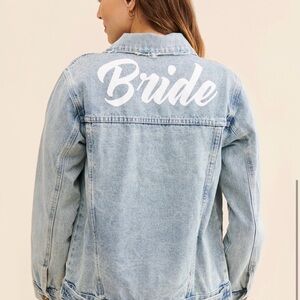 Show Me Your MuMu Denim BRIDE Jacket, SMALL